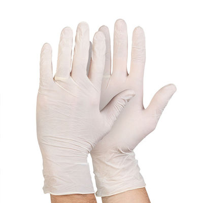 Douane Gepoederde Niet-steriele Medische Geduldige het Onderzoekshandschoen van Latexhandschoenen