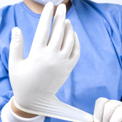 Douane Gepoederde Niet-steriele Medische Geduldige het Onderzoekshandschoen van Latexhandschoenen