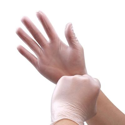 Van het Examenhandschoenen van pvc Vinyl Beschikbaar van de de Middelgrote Grootte Antibesnoeiing Plastic de Handschoenenwegwerpproduct