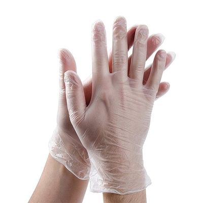 Van het Examenhandschoenen van pvc Vinyl Beschikbaar van de de Middelgrote Grootte Antibesnoeiing Plastic de Handschoenenwegwerpproduct
