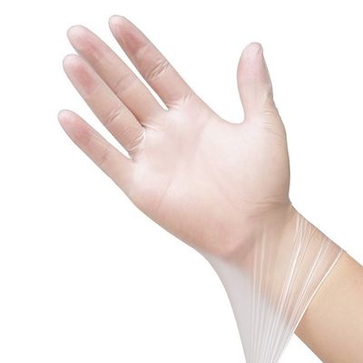 Van het Examenhandschoenen van pvc Vinyl Beschikbaar van de de Middelgrote Grootte Antibesnoeiing Plastic de Handschoenenwegwerpproduct