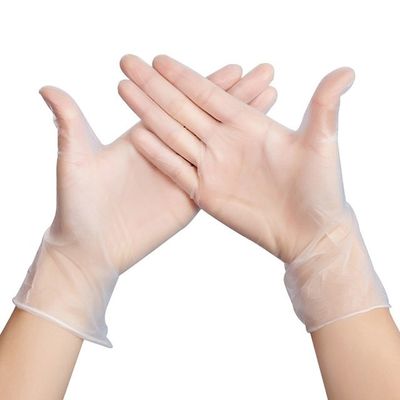 Van het Examenhandschoenen van pvc Vinyl Beschikbaar van de de Middelgrote Grootte Antibesnoeiing Plastic de Handschoenenwegwerpproduct