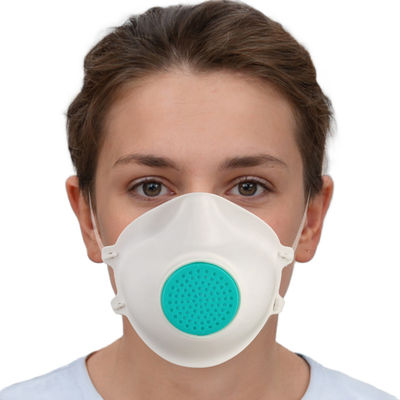 Masker van het openbare ruimte 3D Beschikbare Beschermende Gezicht met Ontluchter Vervangbare Filter