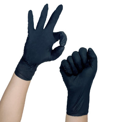 Steriel het Nitrilexamen van MSDS Mil Black Nitrile Gloves Handschoenen/6