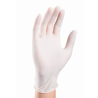 Van certificatie ISO 510K Transparant Latexhandschoenen/de Handschoenenmiddel van het Latexexamen