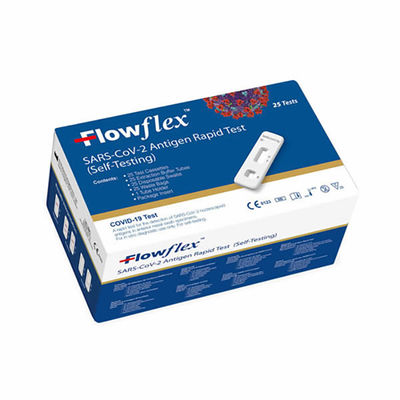 Neusspecimen Covid 19 Snelle Test Flowflex SARS-CoV-2 Zelf Testende Uitrusting TGA