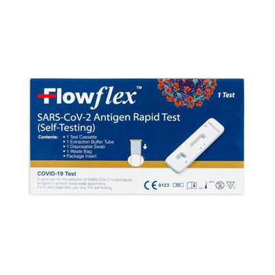 De neus Snelle Test Acon Flowflex Cov 2 Antigeentest 5 van het Specimenantigeen Testkassette
