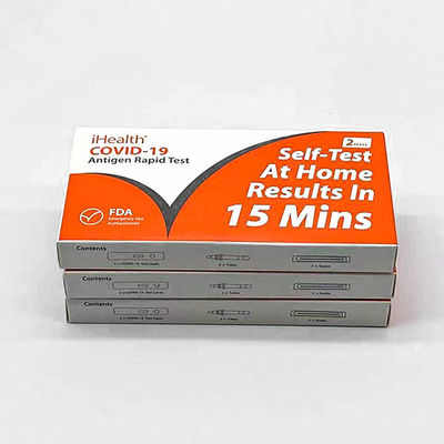 Van de de Zwabbertest van het IHealth het Snelle Antigeen Neusspecimen FDA voor Openbaar Gebied