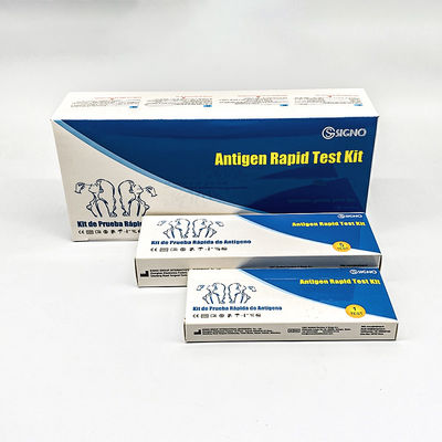 Van de het Antigeen Snelle Test van het speekselsputum de Neus van de het Uiteindezwabber Cassette Bijeengekomen Nylon Uitrusting van de het Antigeentest