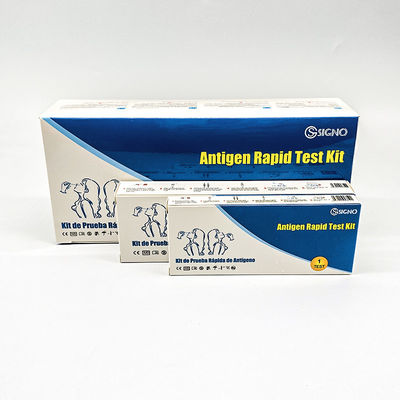 Van de het Antigeen Snelle Test van het speekselsputum de Neus van de het Uiteindezwabber Cassette Bijeengekomen Nylon Uitrusting van de het Antigeentest