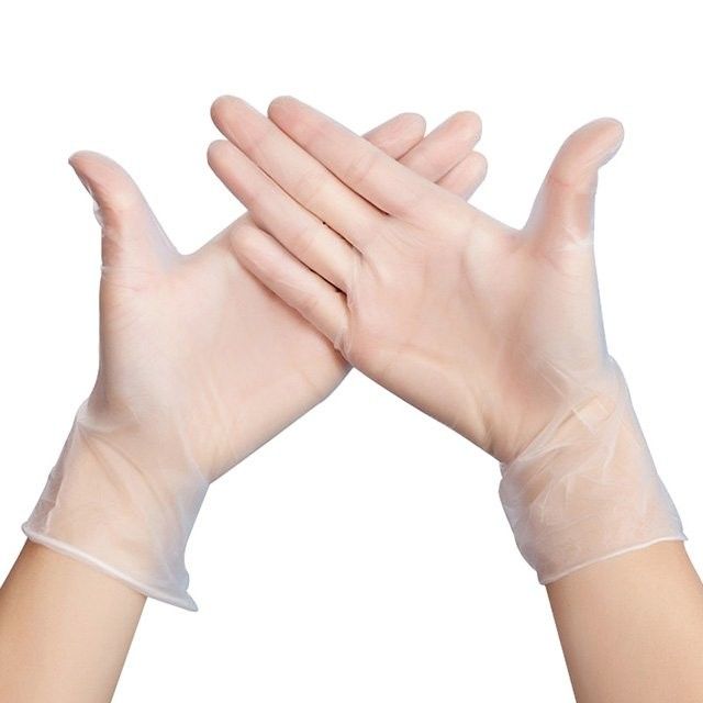 Van het Examenhandschoenen van pvc Vinyl Beschikbaar van de de Middelgrote Grootte Antibesnoeiing Plastic de Handschoenenwegwerpproduct