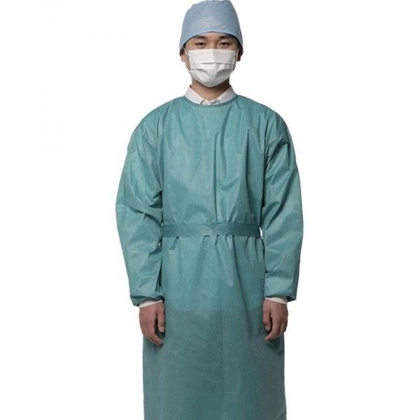 Versterkte de Groene Medische Chirurgische Toga van FDA ISO13485 Beschikbare Arts Gown