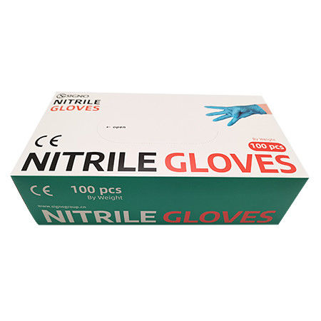 ISO13485 ISO14001 Xl Vrije Poeder van het Nitrilhandschoenen van Xxl het Medische Beschikbare