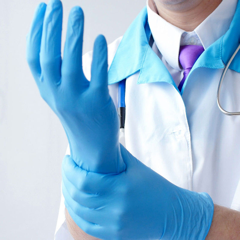 Ce-Fda keurde 240MM de Medische kleine middelgrote grote grootte van Nitrilhandschoenen goed