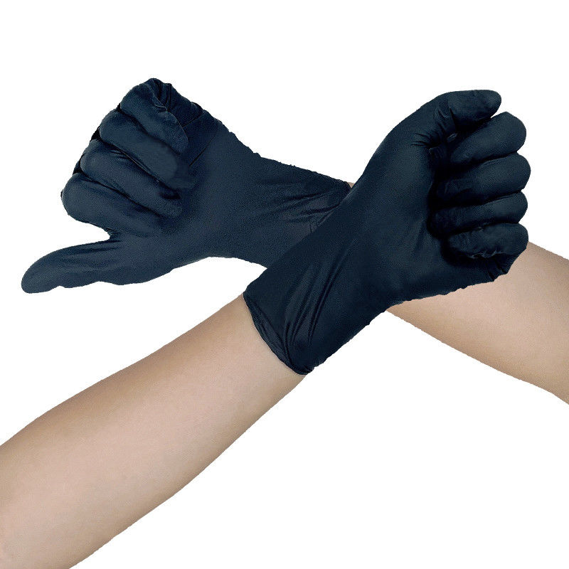 Handschoenen van het het Poeder Vrije Nitril van de scheurweerstand EN374 de Steriele voor het Ziekenhuis