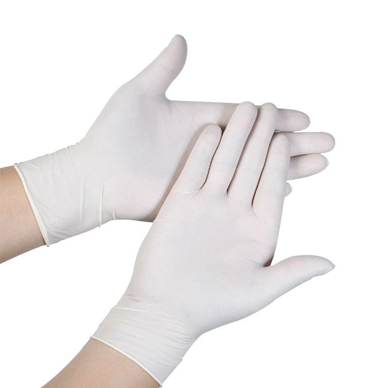 Antislip grote Gepoederde het Latexhandschoenen van 510K voor Badkamers het Schoonmaken