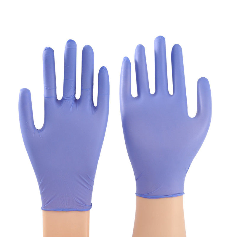 OEM ODM de Purpere Vinylhandschoenen van het Nitrilmengsel voor Voedselverwerking