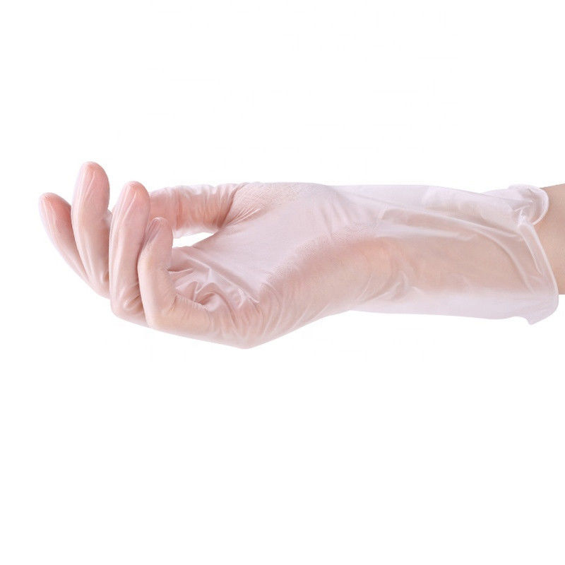 Vinylhandschoenen van de poeder de vrije Transparante Vlotte Aanraking