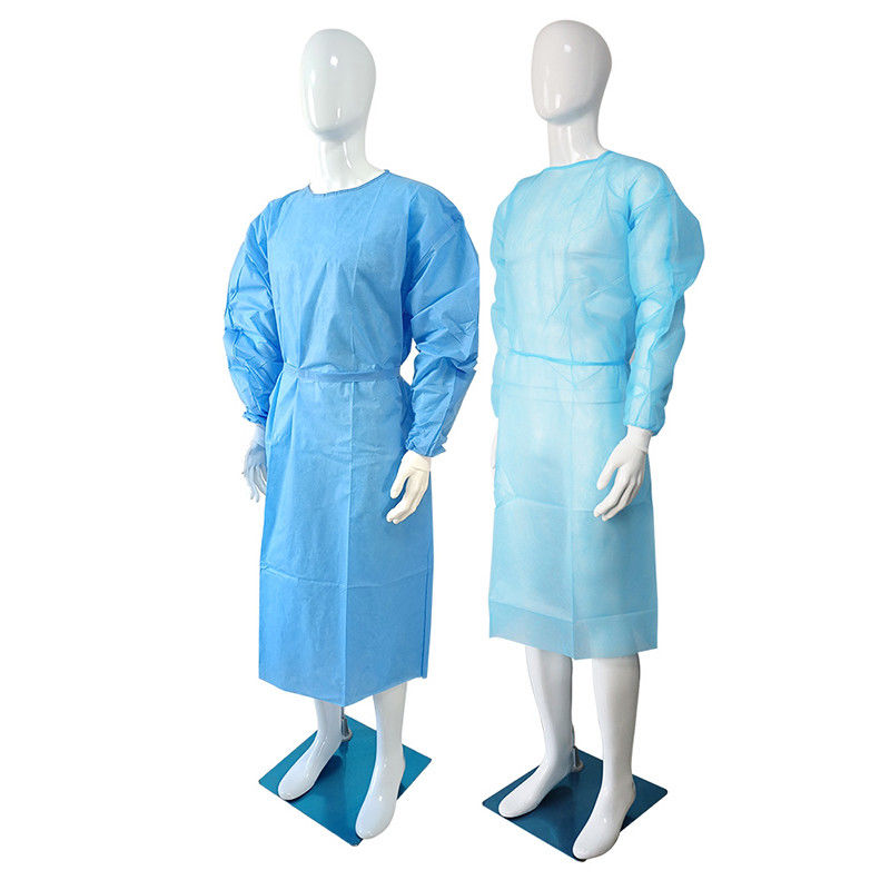 Het blauw versterkte Steriele Beschikbare Chirurgische Toga's S M L XL XXL