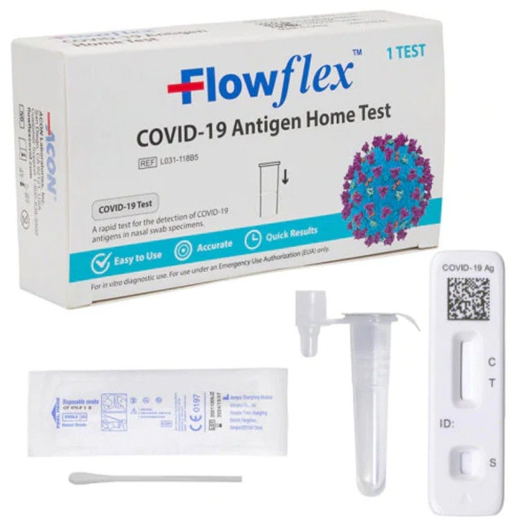 Van de het Huistest van FDA Flowflex de Uitrusting van Kit Nasal Specimen Nasopharyngeal Test